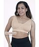 Zelena 92% Modal 8% Elastane Knitted Solid Nursing Feeding Thin Padded Bra - Light Skin