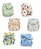 Cocoon Care Bamboo Cotton Knit Printed Baby Nappies  Multicolor