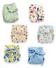 Cocoon Care Bamboo Cotton Knit Printed Baby Nappies  Multicolor