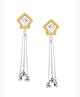 Yellow Chimes Earring(YCTJER-839GNGRO-SL)