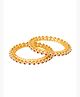 Yellow Chimes Bangle(YCTJBG-793FLRSTN-GL)