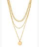 Yellow Chimes Multi Layered Choker Necklace for Women | Fashion Gold Plated Chain Necklace | Multilayered Chain Necklace for Women | Western Necklace for Girls Birthday Anniversary Gift for Women Wife