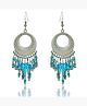 Yellow Chimes Modern Fusion Fancy Party Ware Silver Plated Beads Alloy Dangle Earring for Women And Girls