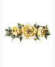 Yellow Chimes Hair Clips for Women Girls Barrette Hair Clips for Women Hair Accessories for Women Enameled Floral Clips for Women Yellow French Barrette Hair Clips for Women and Girls Gift For Women & Girls