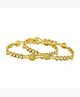 Yellow Chimes 2 PCS Exclusive Latest Mayur Hand Crafted Traditional Bangles for Women and Girls (2.4)