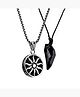Yellow Chimes Pendant for Men 2 Pcs Combo of Sun Sign and Crystal Pendant for Men | Birthday Gift for Men and Boys Anniversary Gift for Husband