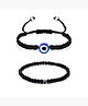 Yellow Chimes Bracelet for Men and Women | 2 Pcs of Black Beads Evil Eye Nazariya Style Bracelets for Boys and Girls | Birthday Gift for Girls and Women Anniversary Gift for Wife and Husband