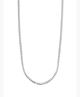 Yellow Chimes Trendy Classic Stainless Steel Flat Curb Chain 24 Inch Silver Necklace by Yellow Chimes Silver Plated Chain for Men (Silver) (YCSSCH-FLATCURB-24-SL)