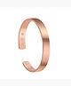 Classic Design High Polished Copper Open Kada Bracelet for Men and Boys, Rose Gold, Medium (YCFJBR-304COPR-RG) fgs..fg