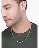 Yellow Chimes Chain for Men and Boys Gold Chain Men Rice Neck Chain for Men Silver Gold Plated | Stainless Steel Chains for Men | Birthday Gift for Men & Boys Anniversary Gift for Husband