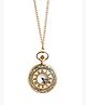 Yellow Chimes Golden Pocket Watch Pendant for Men and Boys - Dual Purpose Stainless Steel Clock with Chain - Birthday and Valentine Gift