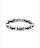 Yellow Chimes Strand Bracelet for Boys (Silver) (YCSSBR-0004625SLBK-B)