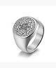 Fashion Stainless Steel Silver Toned The Seals of The Seven Archangels Protection Band Ring for Men and Boys fgs..fg