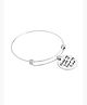 Yellow Chimes Charm Bracelet for Women Sister Message Steel Charm Bangle Bracelet for Girls and Women