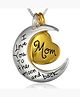 YELLOW CHIMES Mother love special Mom moon pendant in metal for Women
