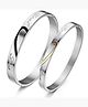 Real Love Engraved Heart Formation Two Piece Couple Bracelet for Girls and Boys fgs..fg