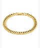 Stainless Steel Curb Chain Design Golden Bracelet for Men and Boys (Design 4) fgs..fg