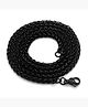 Yellow Chimes Trendy Classic Stainless Steel Spiga/Wheat Chain Interlinked Neck Chain Necklace by Yellow Chimes Copper Chain for Men (Black) (YCSSCH-215SPGA-BK)