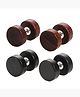 Yellow Chimes Combo of 2 Pairs Black Brown Natural Wood Stud Earrings for MenÂ¬â and Women, Medium (Model: YCFJER-454WOD-C-MC) fgs