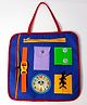 Joycrate Busy Bee Board for Toddlers | Montessori Soft Fabric Busy Board with Zippers, Buttons & Buckles | Fine Motor Skill Activity Board | Buttoning and Unbuttoning Activity for Kids 1-3 Year Old