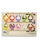 JoyCrate Count-A-Dot Magnetic Puzzle Board  Wooden Color Sorting & Counting Toy for Kids 23 Years