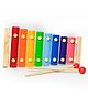 JoyCrate Wooden Xylophone Musical Toy 8-Note Montessori Music Instrument with 2 Mallets for Kids