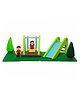 JoyCrate Joy Park, Wooden Pretend Play Park Set for Toddlers