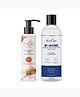 Kozicare B - Acne Body Wash & Papaya Body Lotion Combo| 2% Salicylic Acid Body Wash For Women & Men - 300Ml |Tan Removal| Shea Butter Body Lotion | Niacinamide & Vitamin E Moisturizer For Body - 200Ml