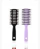 1  Round vented Hair Brush|C13-X-PURP|Purple|1  Round vented Hair Brush|C13-X-BLK | Black