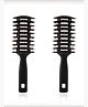 2  Round vented Hair Brush|C13-X-BLK | Black