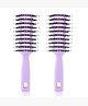 2  Round vented Hair Brush|C13-X-PURP|Purple