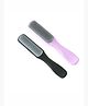 UMAI Flat Hair Brush with Strong & Flexible Bristles | Curl Defining Brush for Thick Curly & Wavy Hair | Small Size | Hair Styling Brush for Women & Men (Black-Purple, Pack of 2)