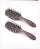 Umai Eco-Friendly Hair Brush for Women & Men | Coffee Aroma Infused | Detangling, For Wet or Dry Hair & All Hair Types | Therapeutic | Biodegradable Material |Cruelty-Free|Natural|Vegan (Pack of 2)