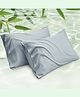 Mush Bamboo Pillow Cover Set of 2 | 400 TC | 100% Bamboo Pillow Cover for Hair & Skin | Breathable, Silky Soft & Envelope Pillowcases for Hot Sleepers & Night Sweats | 17