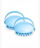 2  Shampoo Brush|Scalp Massager|XJBLEU|Blue