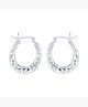 Yellow Chimes 925 Sterling Silver Hallmark and Certified Purity Stylish Bali Hoops Earrings for Women and Girls