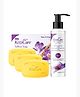 1  Kozicare body lotion SAFFRON 200ML BOTTLE  PUMP.|1  Saffron Kojic Soap Pack of 3