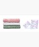 1 Mush Bamboo Face Towel Set of 3 - Multicolor| 100 Bamboo |Ultra Soft, Ab|1 Kozicare Skin Brightening Soap 75g Pack of 3