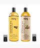 Rey Naturals Almond Oil & Castor Oil For Hair Growth, Hair Fall Control & Hydrated Scalp (Arandi Ka Tel, Badam Oil) - 200ml*2 | Cold Pressed Oil For Healthy Hair | Herbal Hair Oil For Men & Women