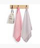 Mush Grab & Go Bamboo Travel Towel | 100% Bamboo Bath Towel for Beach, Hiking & Gym Towel for Men Workout | Quick Dry & Compact Towels with Travel Bag | 60x120 cms, 250GSM | Pack of 2 (Red & Grey)