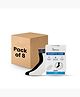 8  DIABETIC SOCKS WHITEBLACKPack of 2..vb