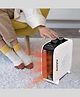 Fumato Portable Room Heater for Home | 2 Heat Settings-1000W/2000W | 2400 RPM | Silent Operation | Dual Placement | ISI Certified with 1 Yr Manufacturer warranty | Winter White