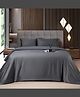 Mush 100% Bamboo Solid Bedsheet For King Size Bed With 2 Pillow Covers | Luxuriously Soft, Breathable And Naturally Anti Microbial Thermoregulating Bed Sheet 400Tc (Charcoal Grey)