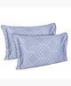 Mush Tranquil Bamboo Pillow Cover Pair of 2 - Blue