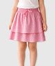 PURPLE UNITED KIDS Cotton Woven Polka Dots Printed Skirt - Pink