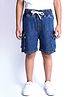 PURPLE UNITED KIDS Denim Woven Regular Fit Solid Shorts - Navy Blue