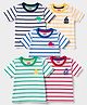 Babyhug 100% Cotton Knit T-Shirts Half Sleeves with Graphics Multi Color 12-18 Months Pack of 5