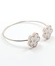 Pihoo Floral Detailed Adjustable Bracelet - White