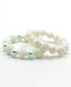 Pihoo Set Of 2 Beads Detailed Bracelets - Blue
