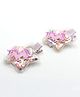 Pihoo Unicorn & Star Applique Detailed Alligator Hair Clips - Pink